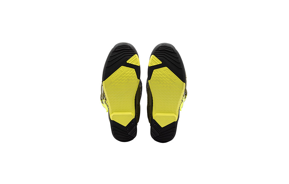Sidi Crossair X Motocross-Stiefel Olivgrün-Neongelb