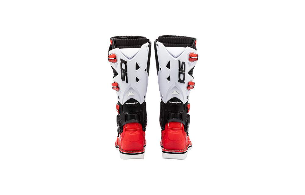 Sidi Crossfire 3 Motocross-Stiefel Rot-Schwarz-Weiß