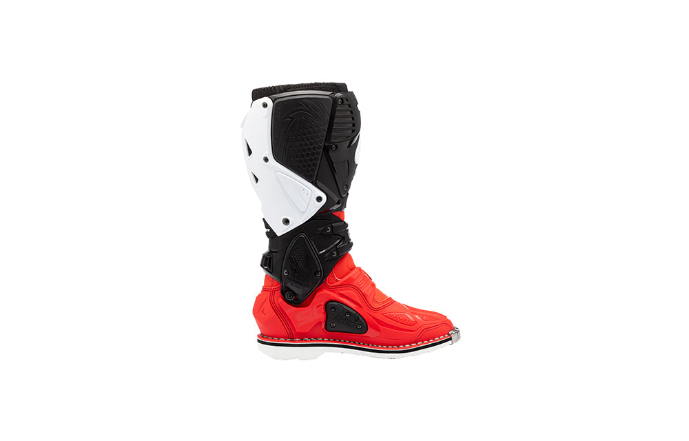 Sidi Crossfire 3 Motocross-Stiefel Rot-Schwarz-Weiß