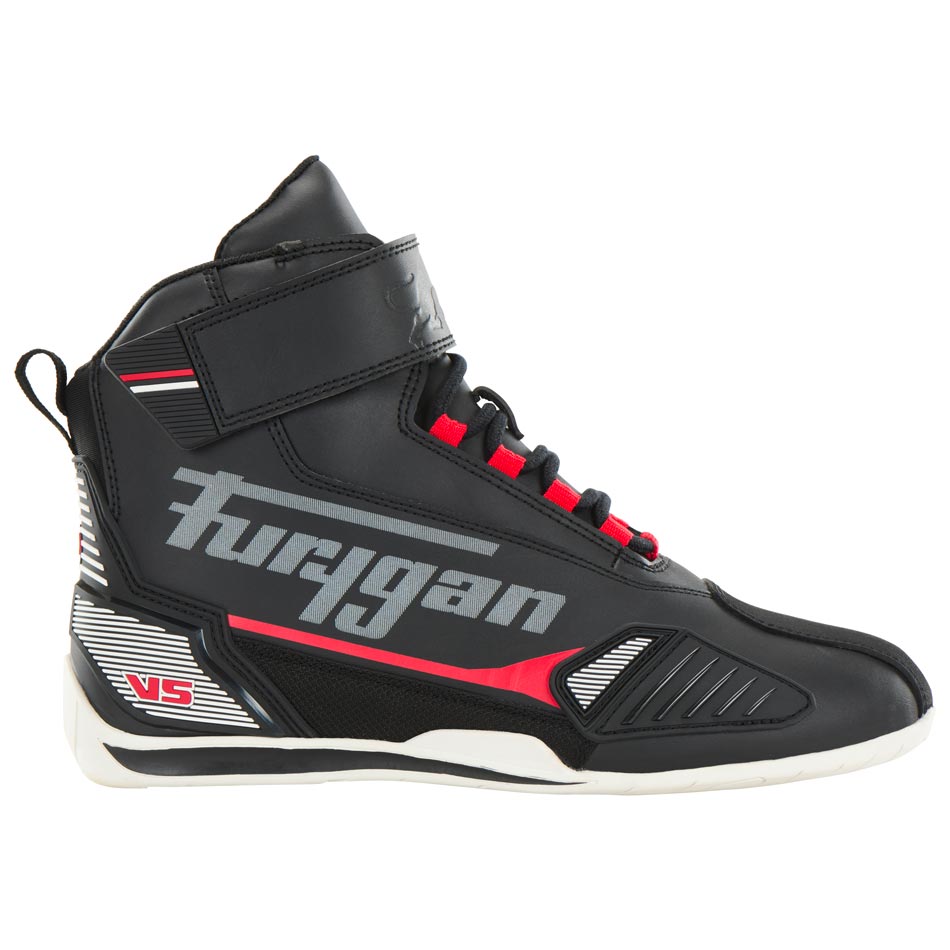 Furygan Schuhe V5 D3O WP Schwarz-Weiß-Rot