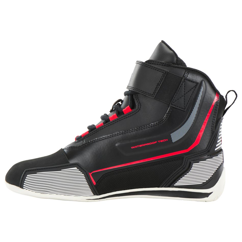 Furygan Schuhe V5 D3O WP Schwarz-Weiß-Rot