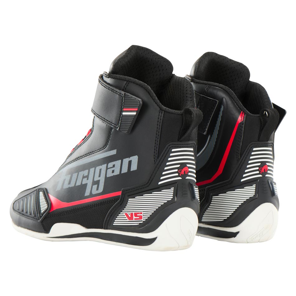 Furygan Schuhe V5 D3O WP Schwarz-Weiß-Rot