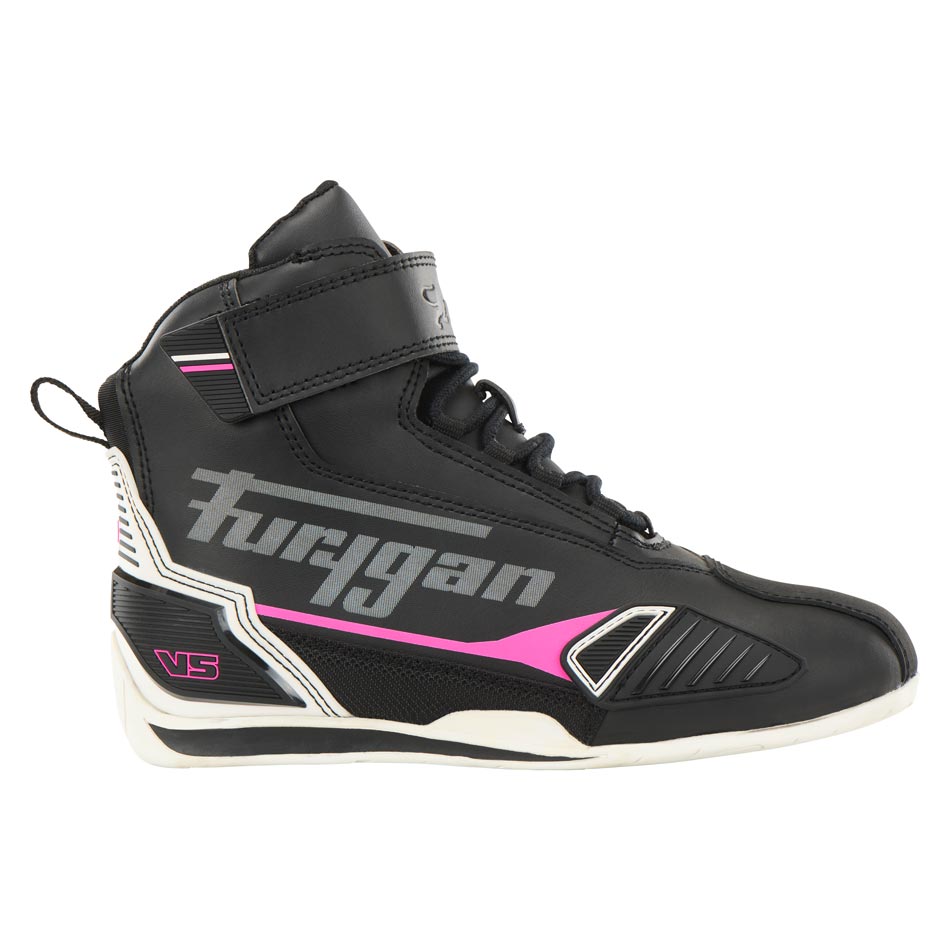 Furygan Schuhe V5 D3O Lady WP Schwarz-Weiß-Pink