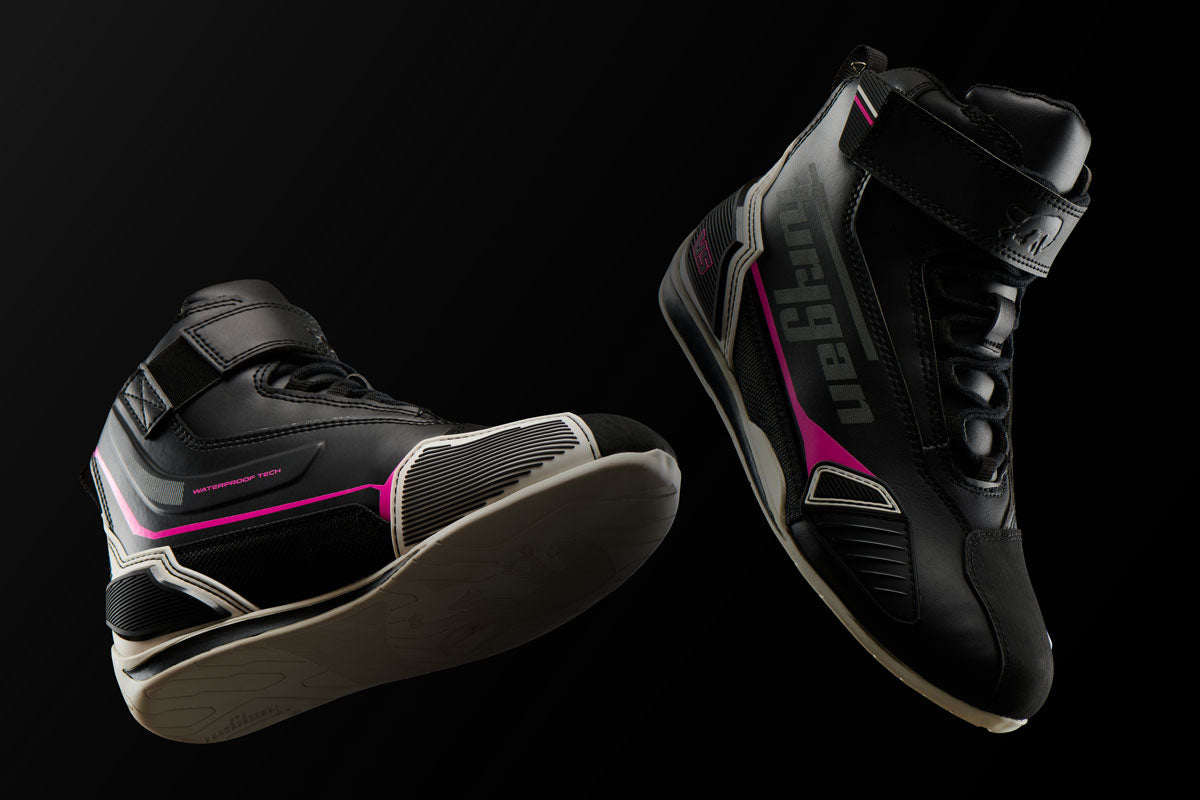 Furygan Schuhe V5 D3O Lady WP Schwarz-Weiß-Pink