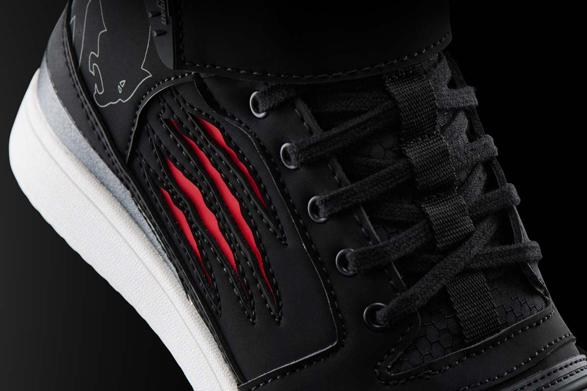Furygan Schuhe Tarmac D3O Schwarz-Rot