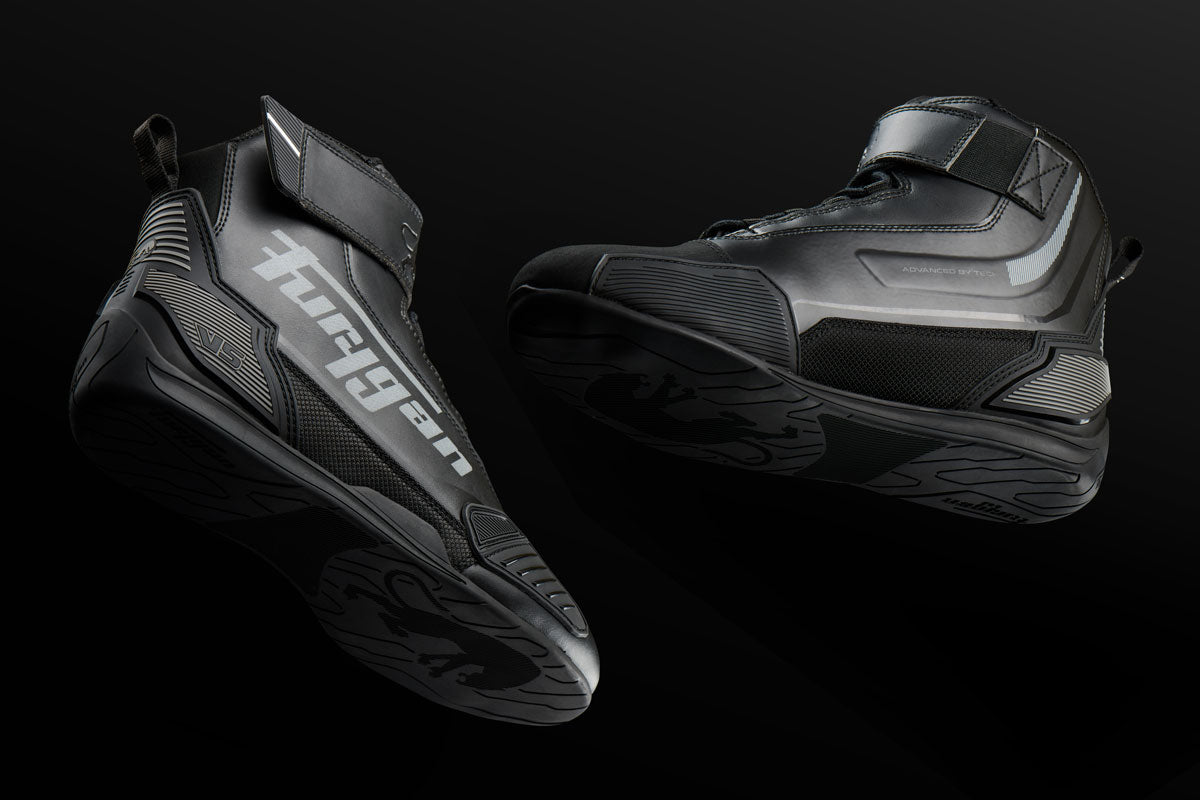 Furygan Schuhe V5 D3O Schwarz-Anthrazit
