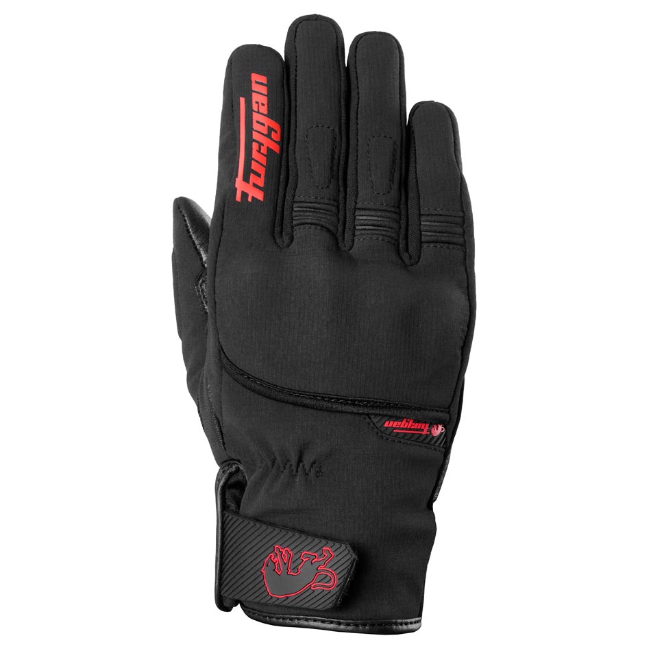 Furygan Handschuhe Jet All Seasons D3O Evo Schwarz-Rot