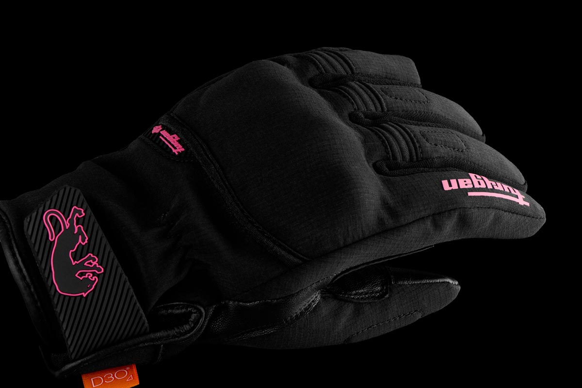 Furygan Handschuhe Jet Lady All Seasons D3O Evo Schwarz-Pink