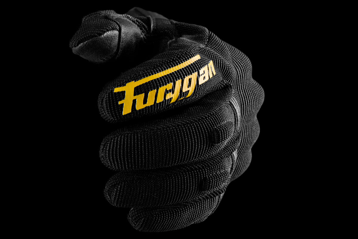Furygan Handschuhe Jet Lady D3O Evo Schwarz-Gold