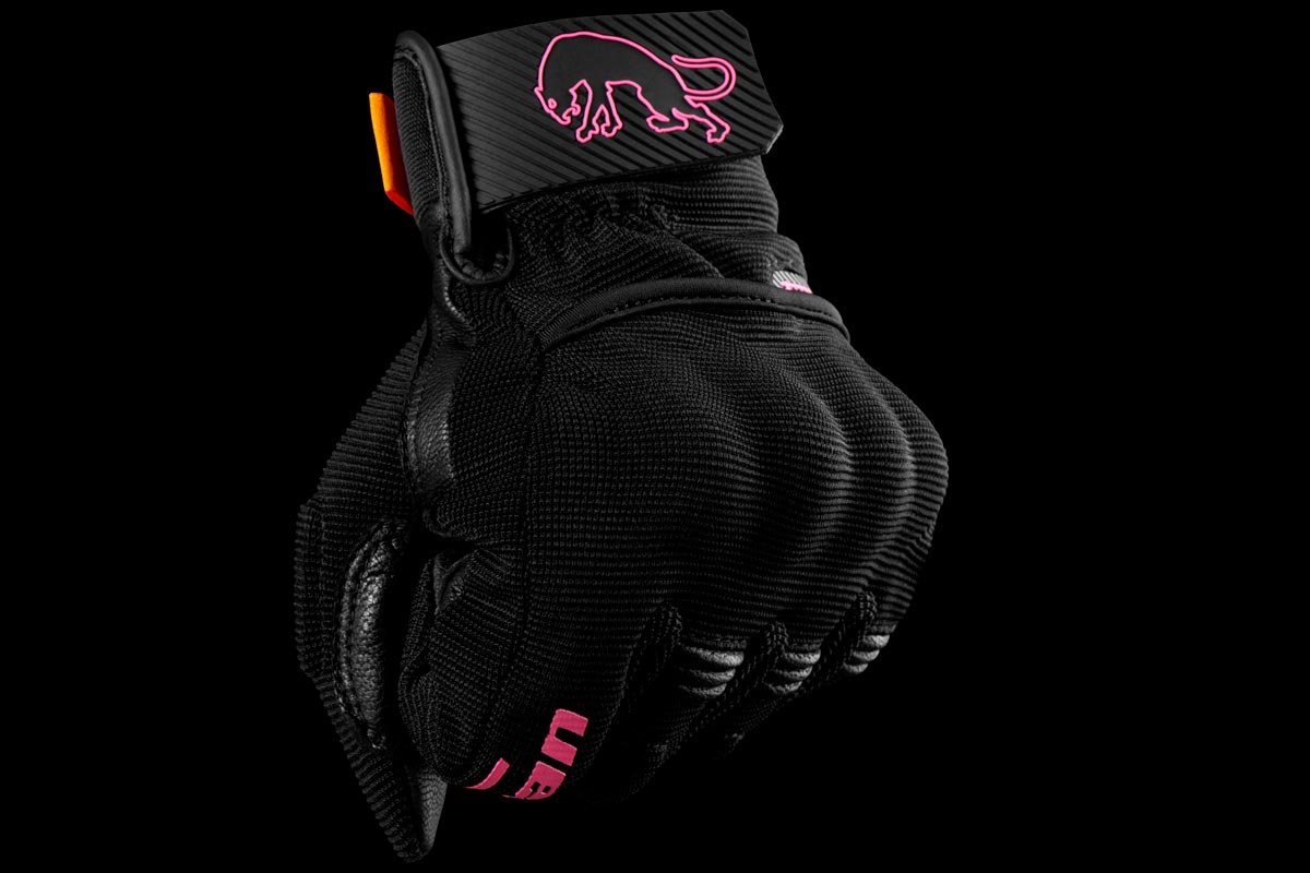 Furygan Handschuhe Jet Lady D3O Evo Schwarz-Pink