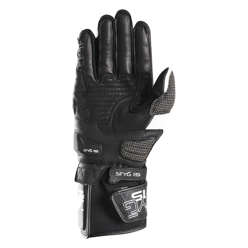 Furygan Handschuhe Styg 15 Schwarz-Weiß