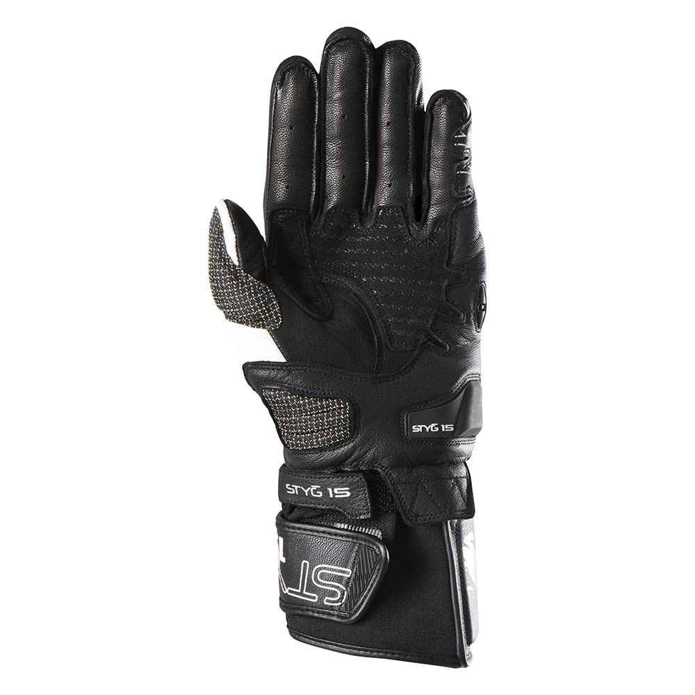 Furygan Handschuhe Styg 15 Schwarz-Weiß