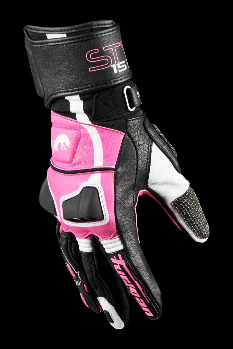 Furygan Handschuhe Styg 15 Lady Schwarz-Pink