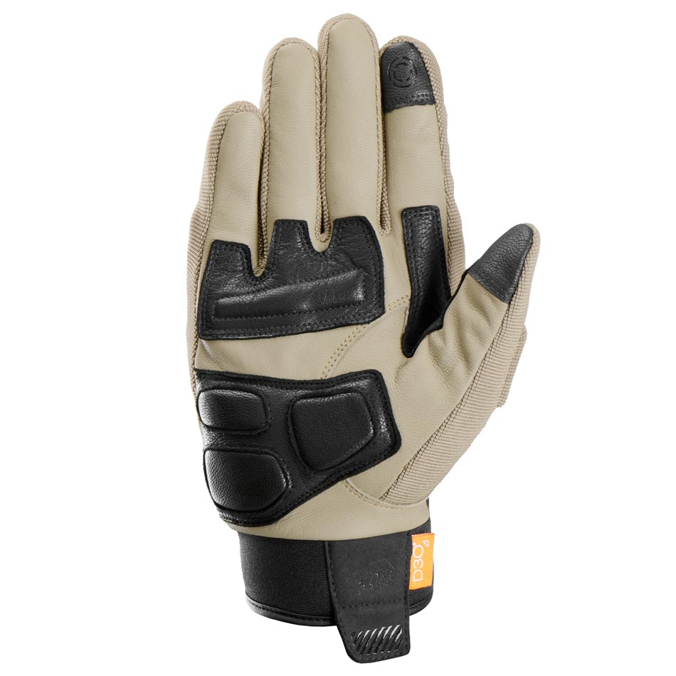 Furygan Handschuhe Jet D3O Evo Sand-Schwarz