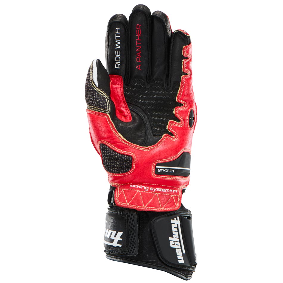 Furygan Handschuhe Styg21 X Kevlar Schwarz-Weiß-Rot