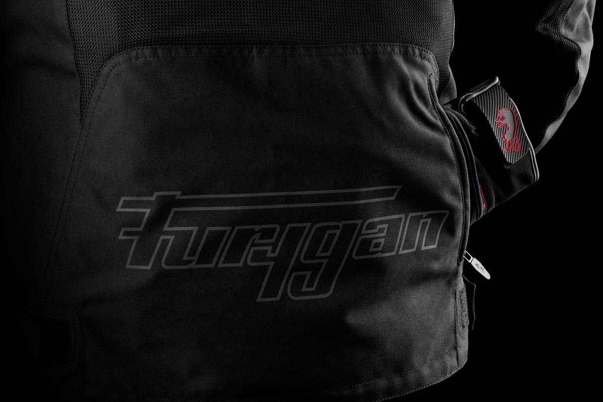 Furygan Jacke Aquilon Schwarz-Grau