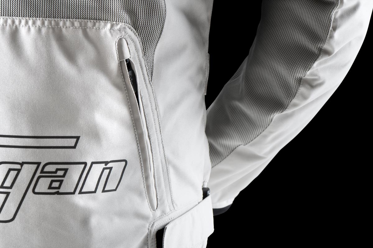 Furygan Jacke Aquilon Perlweiß-Grau
