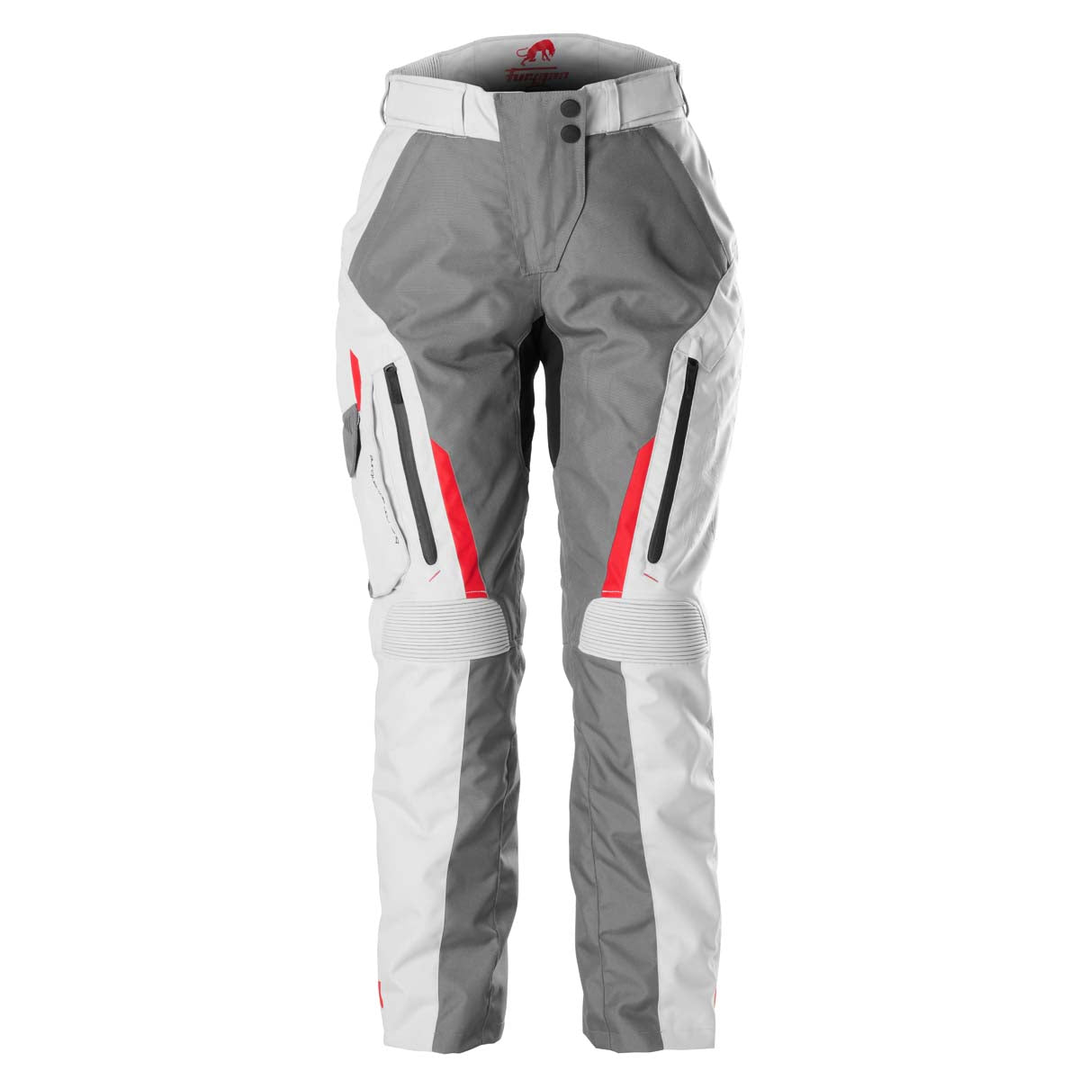 Furygan Hose Killington Lady Grau-Perlweiß-Rot