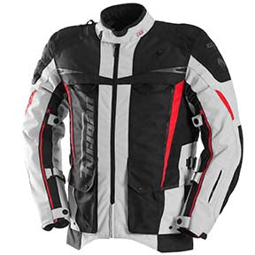 Furygan Jacke Montroc Kevlar Primaloft 3in1+ Schwarz-Perlweiß-Rot