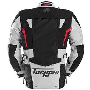 Furygan Jacke Montroc Kevlar Primaloft 3in1+ Schwarz-Perlweiß-Rot