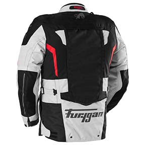 Furygan Jacke Montroc Kevlar Primaloft 3in1+ Schwarz-Perlweiß-Rot