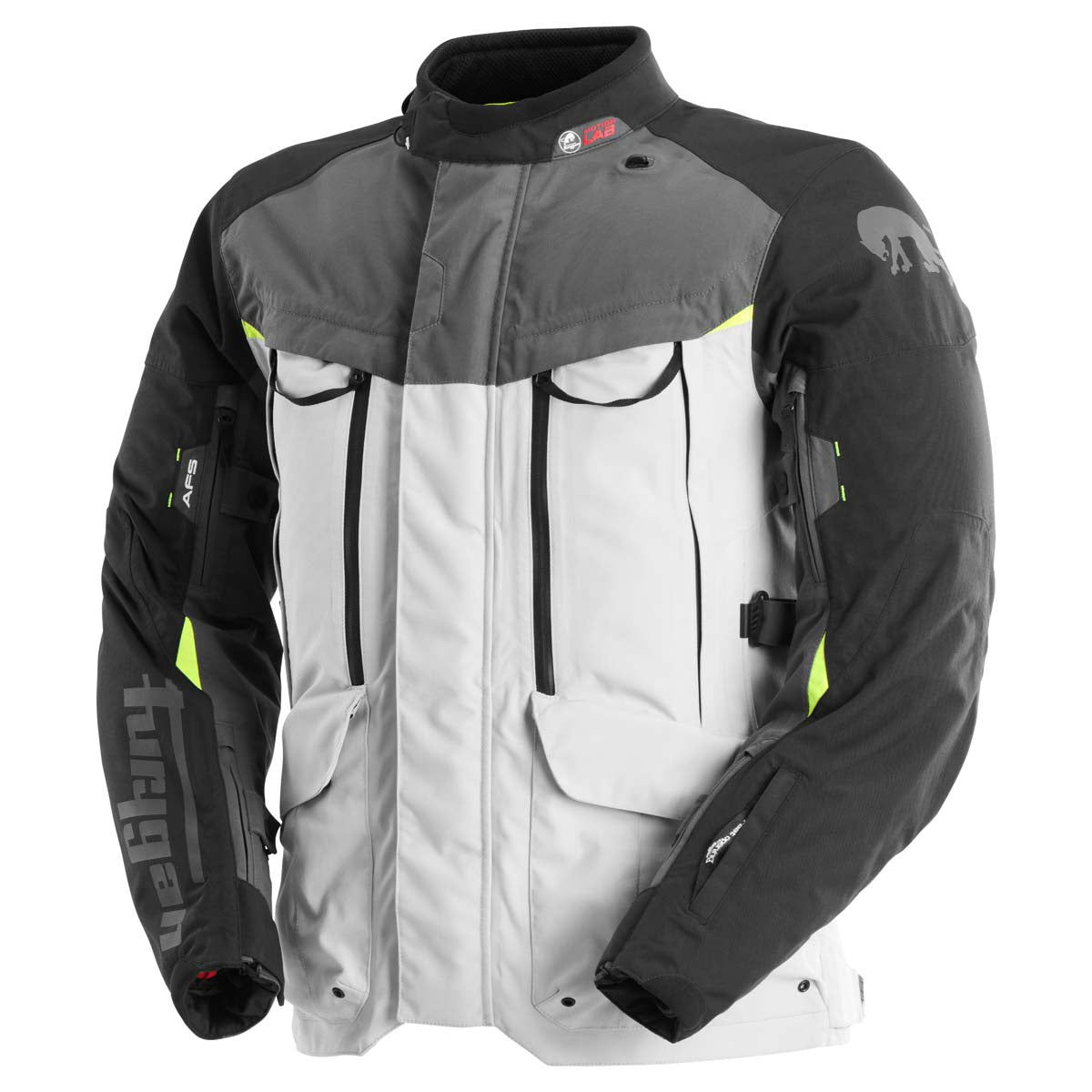 Furygan Jacke Challenger 3C Primaloft Grau-Weiß-Neongelb