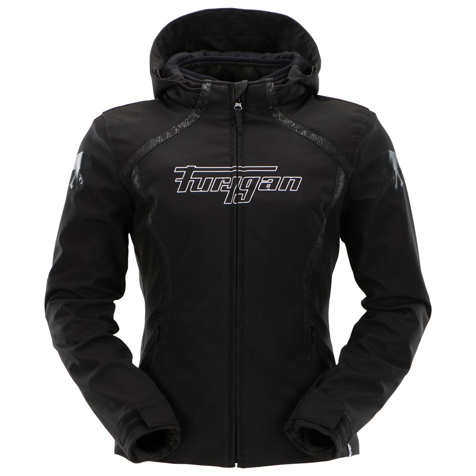 Furygan Jacke Skye Lady Schwarz-Weiß