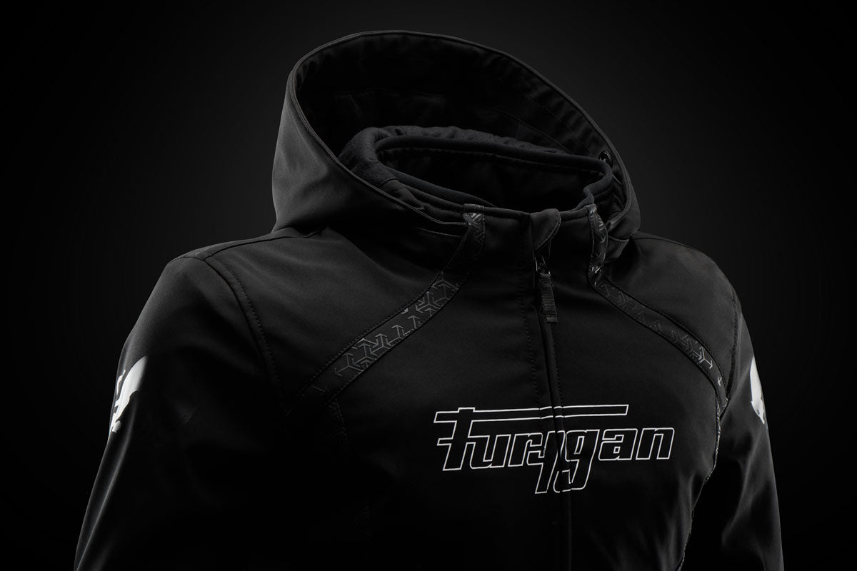 Furygan Jacke Skye Lady Schwarz-Weiß