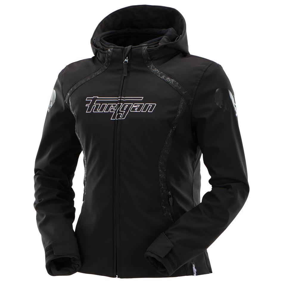 Furygan Jacke Skye Lady Schwarz-Weiß