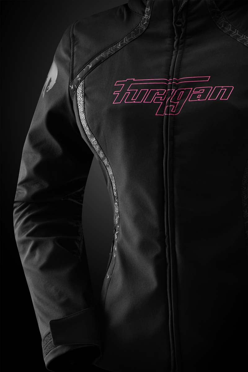 Furygan Jacke Skye Lady Schwarz-Pink