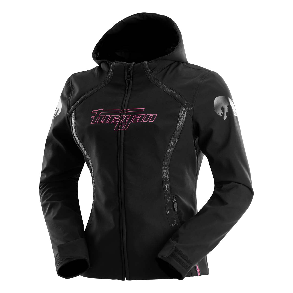 Furygan Jacke Skye Lady Schwarz-Pink