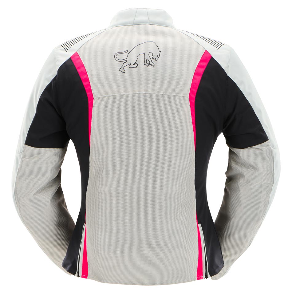 Furygan Jacke Odessa Evo 3in1 Vented+ Perlweiß-Schwarz-Pink