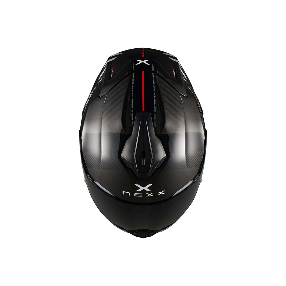 NEXX Helm Y.100R Fade Schwarz-Rot