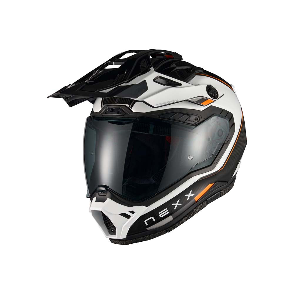 NEXX Helm X.Rally Raid Weiß-Orange