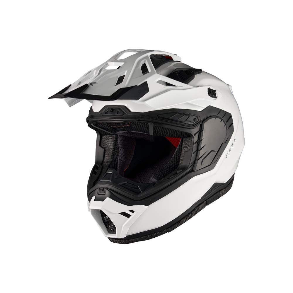 NEXX Helm X.Rally Plain Weiß
