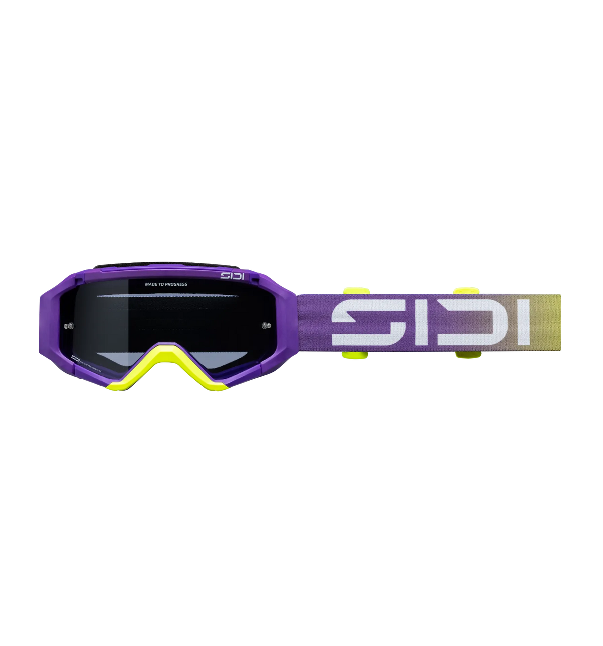 Sidi GRAVIX SMOKE Crossbrille Violett-Neongelb-Grau