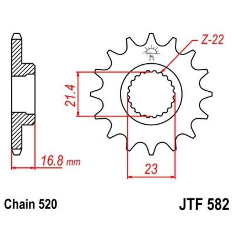 JTSPR FR SPROC 520 STEEL NFR 582