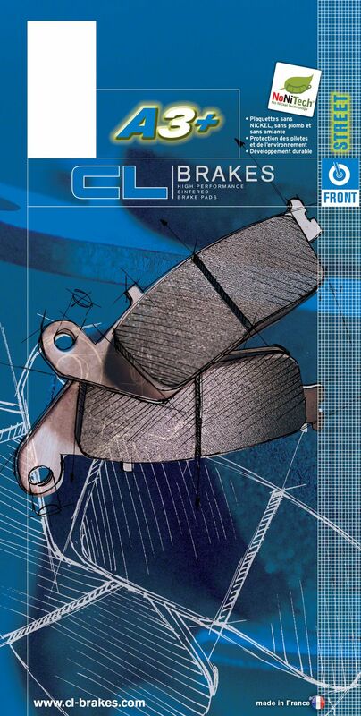 CLBRA BRAKE PADS 2396A3+ SINTER METAL