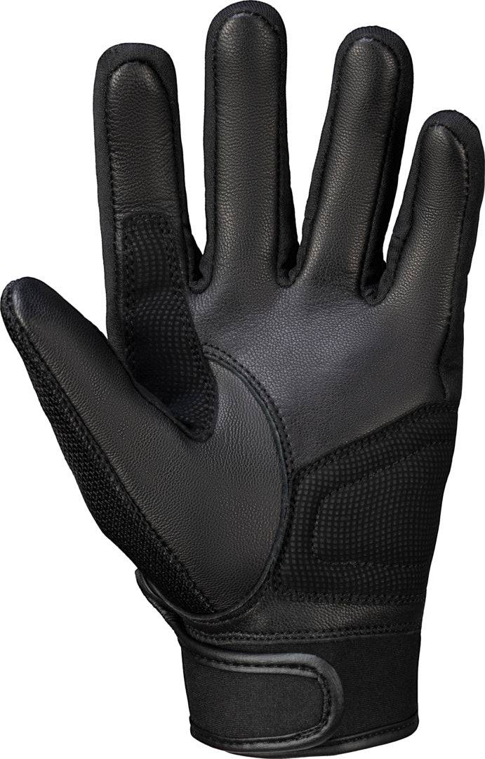 Schwarze und graue iXS Classic Handschuhe Evo-Air aus atmungsaktivem Material, für Motorräder geeignet