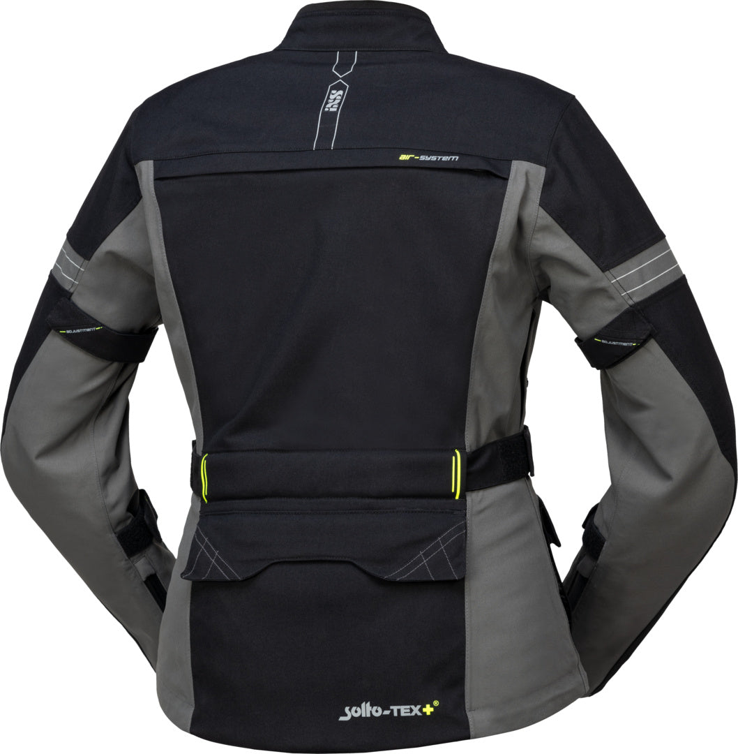 iXS Tour Damen Jacke Laminat-ST-Plus schwarz-grau