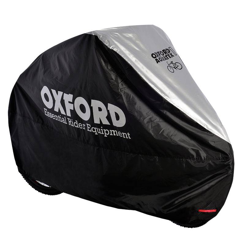 Oxford Aquatex Motorradabdeckung aus wasserdichtem Material, schützt Motorräder vor Witterungseinflüssen, in grüner Farbe.