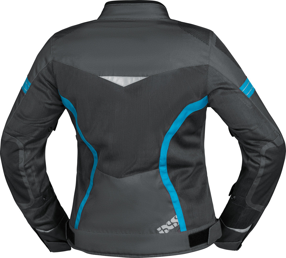 iXS Sport Damen Jacke Trigonis-Air dunkelgrau-grau-türkis