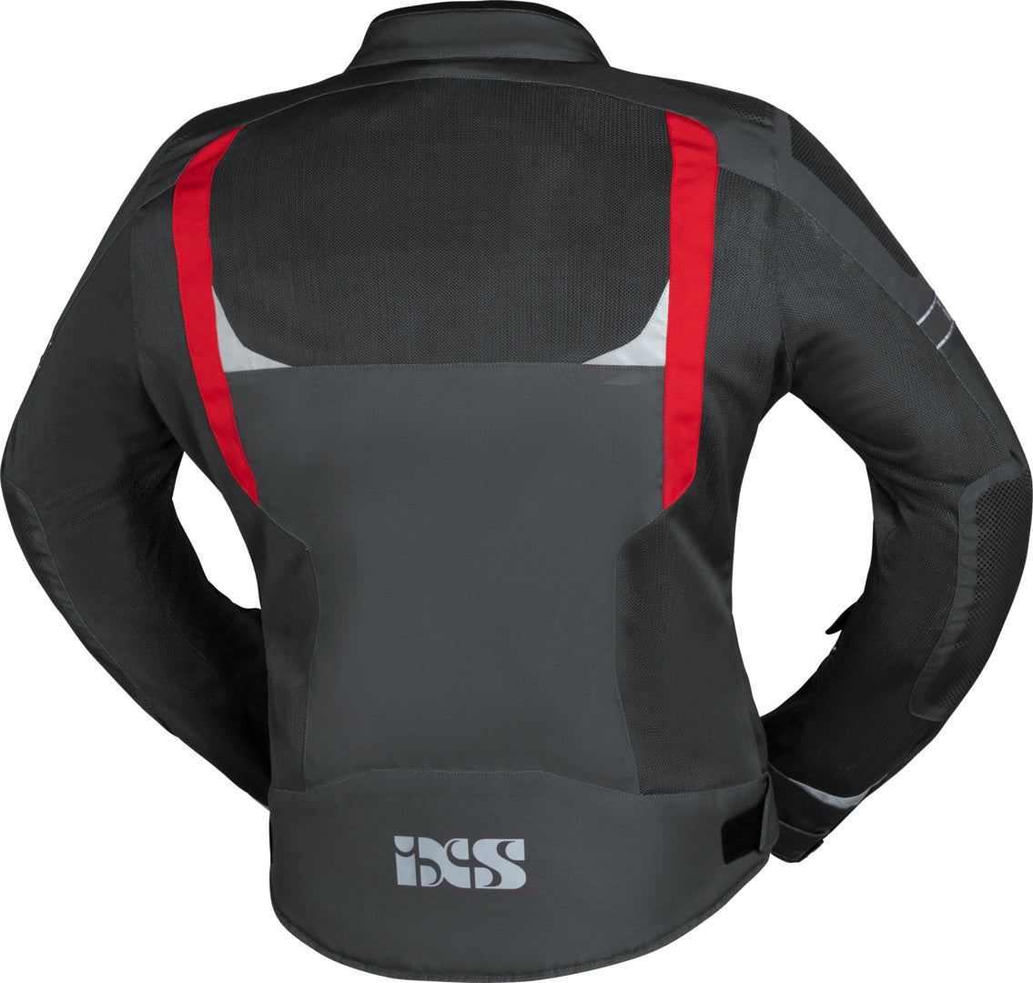 iXS Sport Jacke Trigonis-Air dunkelgrau-grau-rot