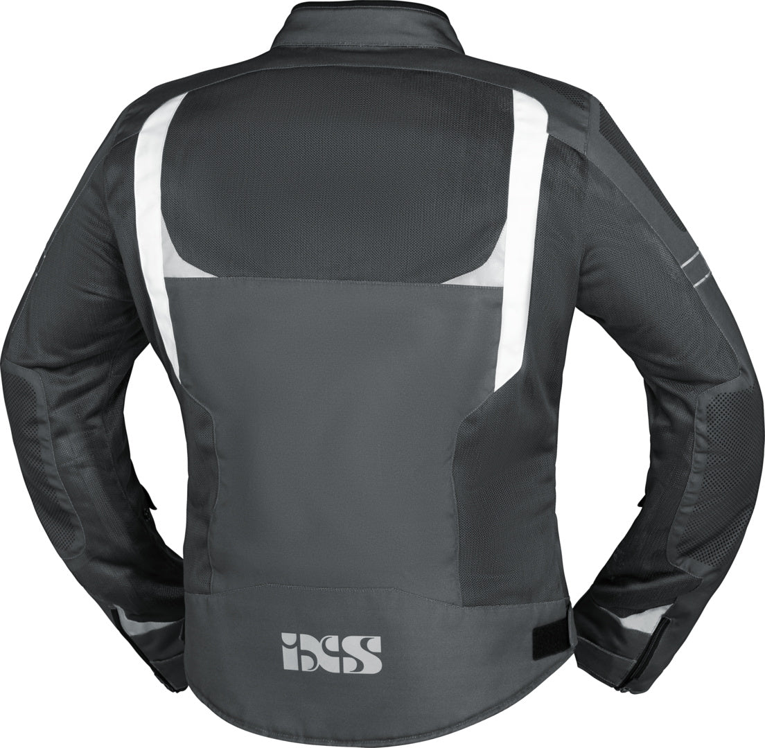 iXS Sport Jacke Trigonis-Air dunkelgrau-grau-weiss