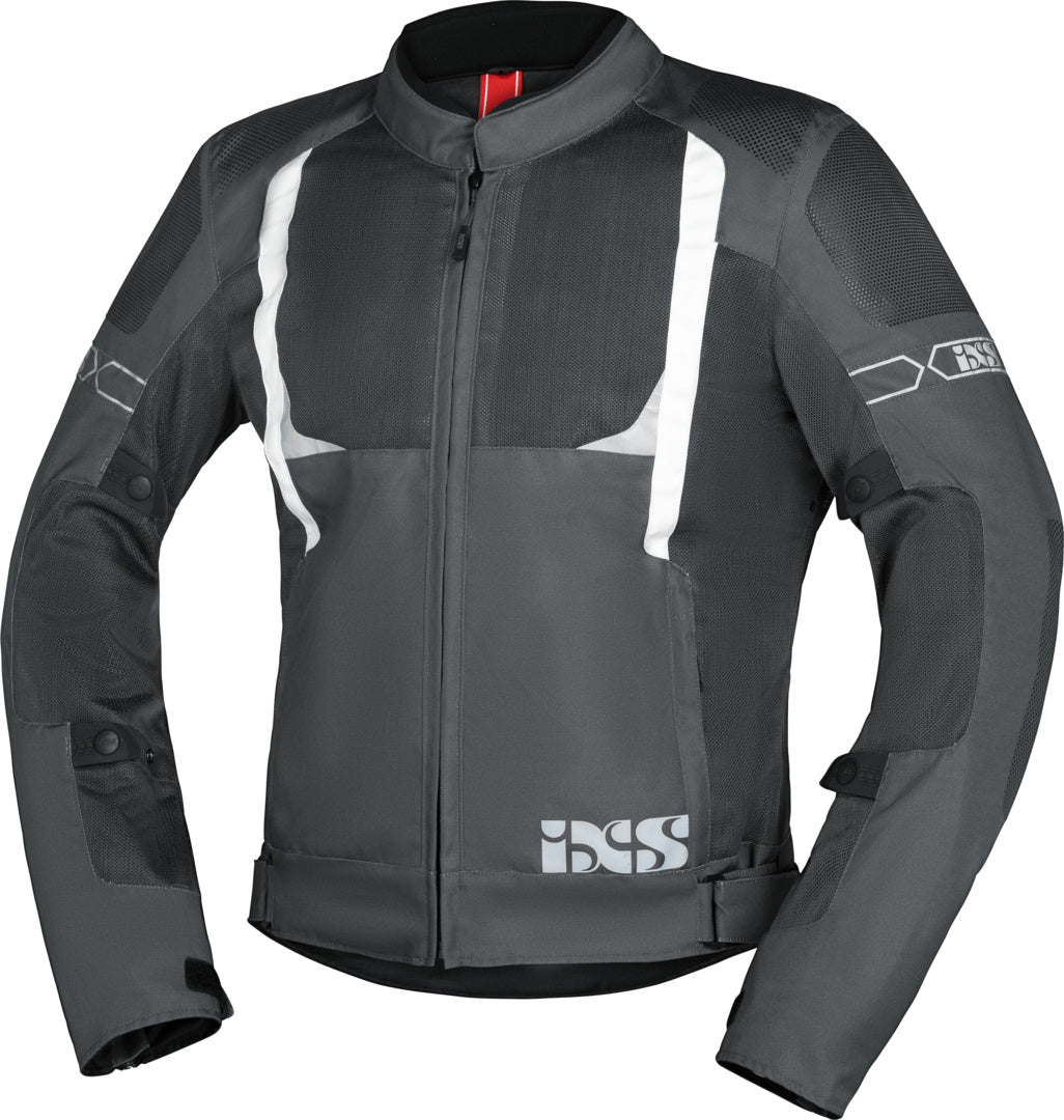 iXS Sport Jacke Trigonis-Air dunkelgrau-grau-weiss