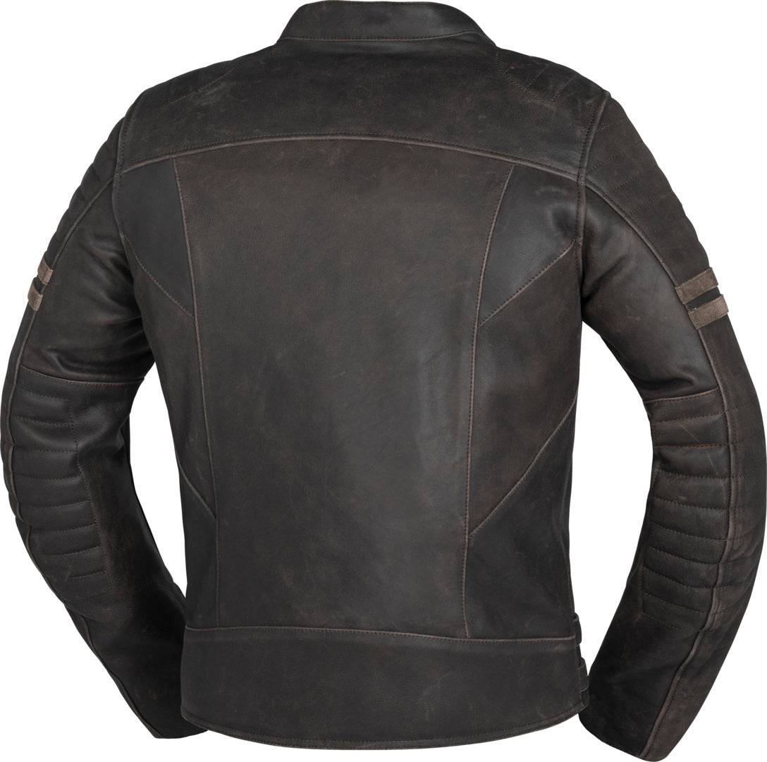 Braune iXS Classic LD Jacke Andy aus strapazierfähigem Material, stilvolle Herrenjacke für den Alltag.