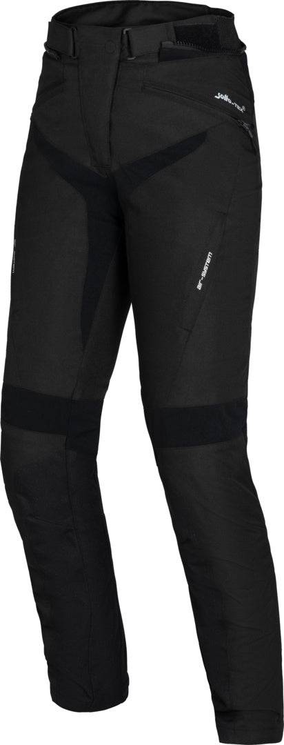 Damen-Hose iXS Tour Tromsö-ST 2.0 in Schwarz, strapazierfähige Adventure-Hose mit mehreren Taschen und robustem Material.