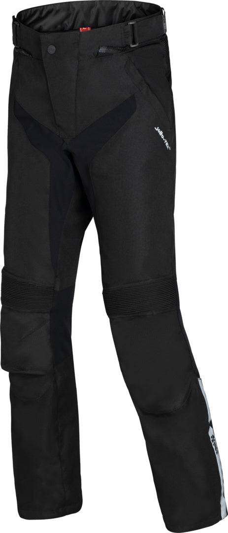 Schwarze iXS Tour Hose Tallinn-ST 2.0 für Abenteuer, aus robustem Material, mit Reißverschlüssen und praktischen Taschen