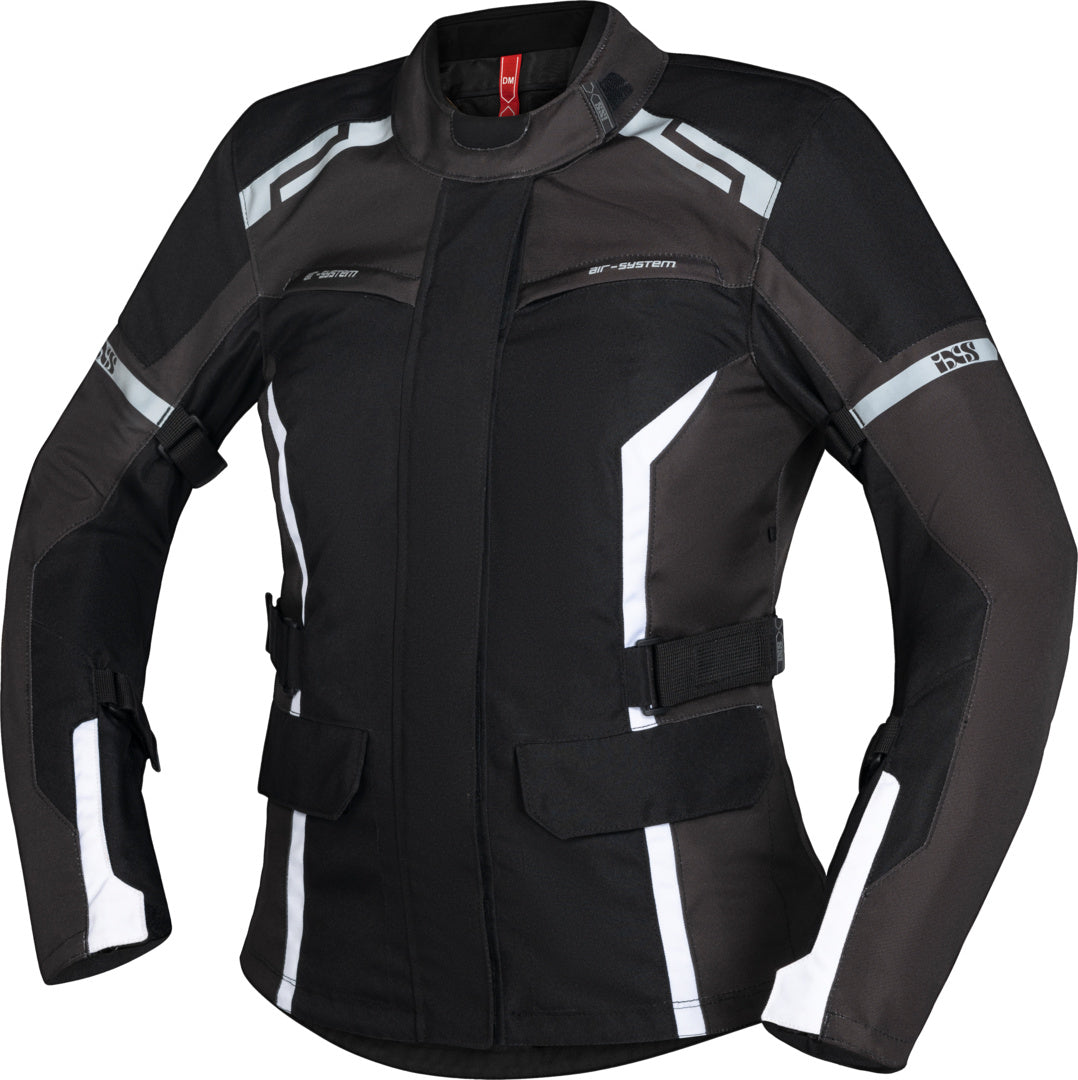 iXS Tour Damen Jacke Evans-ST 2.0 schwarz-grau-weiss