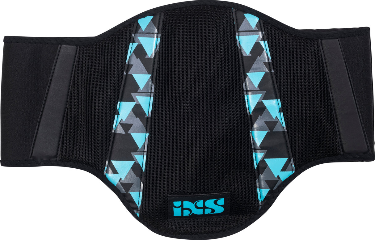 iXS Damen Nierengurt Shaped schwarz-türkis